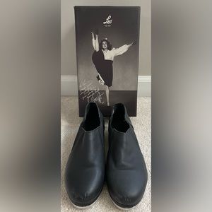 Girls Youth 5.5 Black Slip On Jazz Shoes